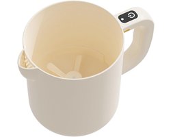 Elektrische Keukenmixer - Draagbare Garde - Koken en Bakken - Zelfreinigend Mechanisme - 1 Liter Kom - Beige
