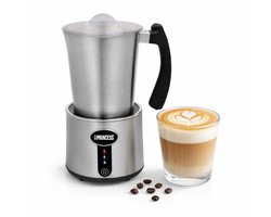 Elektrische Melkopschuimer Princess – PFAS BPA vrij - Uitneembare RVS kan - Vaatwasserbestendig – Droogkookbeveiliging – Temperatuurcontrole - Voor koud schuim, heet schuim en verwarmen - Matcha - Chocola - Cappuccino - Latte - 3-in-1 - 243005