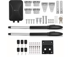 Elektrische Poortopener schuifpoort - Voor schuifpoorten en max. 600 kg - Poortautomatisering schuifpoort aandrijving - met 6 afstandsbediening - voor hotel, fabriek, rollende poort, werf poort