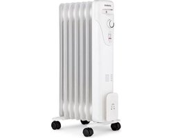 Elektrische radiatoroliebad 1500W Oceanic - 3 Powers - 7 Elements - White - Mobile