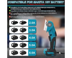 Elektrische Schaar compatibel met Makita 18 V Li-ion,elektrische schaar met veiligheidsvergrendeling - voor Karton, Papier, Tapijt, Leer, Kamerplanten, Bloemen, Vilt, Plastic