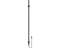 Elektrische Staafhanddoekradiator - Mat Zwart I 1500x63 - 60 Watt |