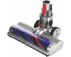 Elektrische Stofzuiger Borstelkop met LED Verlichting voor Dyson V7 V8 V10 V11 V15 Modellen - Geschikt voor Harde Vloeren en Laagpolig Tapijt - 25,5 cm Breed - Zelfstandig Staand Ontwerp