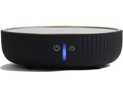 Elektrische Thee Stoof - Thee Verwarmer Waterkoker - Thee Zetten - Infrarood Verwarming - Diameter 20.5 cm - Zwart