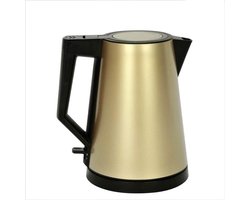 Elektrische Waterkoker - Draadloze Theeketel - Snel Water Koken - Automatische Uitschakeling - 1.2L - Goud