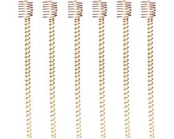 Elektrocultuur Plant Stakes, 6 stks Koperdraad Antenne voor Planten, Elektrocultuur Tuinieren Koperen Spoel Antenne voor Tuin Planten Groenten
