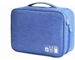Elektronica & Accessoires Organizer Tas - Kabel Organizer Tas - Kabeltas - Blauw