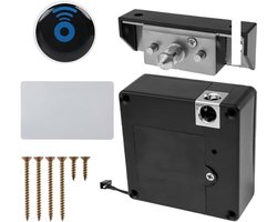 Elektronisch kastslot - Smart Ladeslot - Elektronische RFID-kaartopening - Geen Sleutels Nodig - Alleen Houten Deur - Voor kast, lade, kastjes, brievenbus