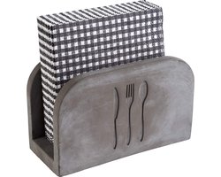 ELEMENT beton servettenhouder, voor ca. 50 servetten, 16 x 7,5 x 10 cm