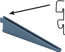 Element drager dubbel wit 37 cm 1-haak 10202-00046