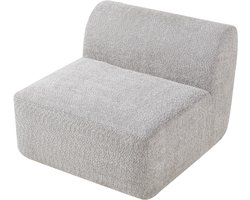 Element Hurvas voor modulaire zitbank middenstuk 76x97x108 cm grijs [en.casa]