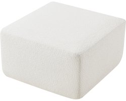 Element Hurvas voor modulaire zitbank voetenbank 45x73x73 cm crème wit [en.casa]