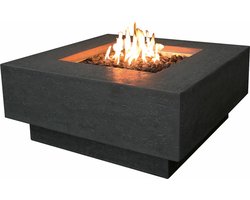 Elementi - Manhattan Vuurtafel - Vuurtafels - Beton - Grijs