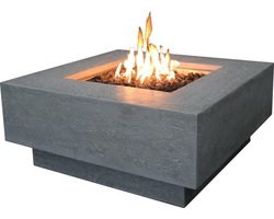 Elementi - Raung Vuurtafel - Vuurtafels - Beton - Grijs