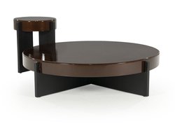 Eleonora bijzettafel Juliet 40x40x38 cm bruin