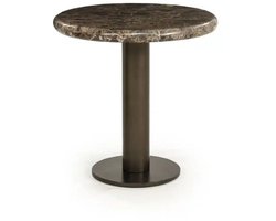 Eleonora bijzettafel Luigi 45x45x44 cm marmer