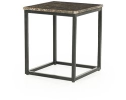 Eleonora bijzettafel Rico 38x38x45 cm marmer