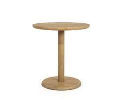Eleonora bistrotafel Florent rond 70x70x76 cm mangohout naturel