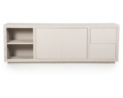 Eleonora dressoir Helsinki 200x42x70 cm eiken taupe