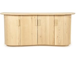 Eleonora dressoir Josh 180x50x80 cm eiken naturel