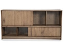Eleonora dressoir Milo 180x42x90 cm eiken bruin