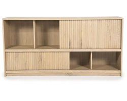 Eleonora dressoir Milo 180x42x90 cm eiken naturel