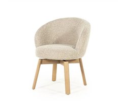 Eleonora eetkamerstoel Livia draaibaar taupe