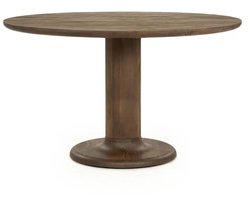Eleonora eettafel Coco 130 cm rond mangohout lichtbruin