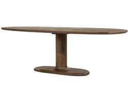 Eleonora eettafel Coco 240x110x77 cm lichtbruin eiken