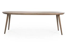 Eleonora eettafel Elijah 260x100x78 cm bruin eiken