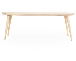 Eleonora eettafel Elijah 260x100x78 cm naturel eiken