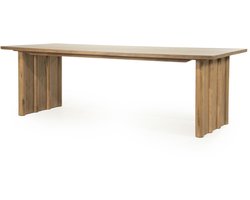 Eleonora eettafel Jake 250x100x79 cm eiken bruin