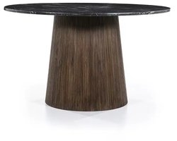 Eleonora eettafel Maxim 130 cm rond marmer