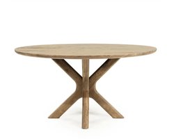 Eleonora eettafel Tycho 150 cm rond mangohout naturel