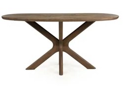 Eleonora eettafel Tycho 160x110x77 cm mangohout lichtbruin