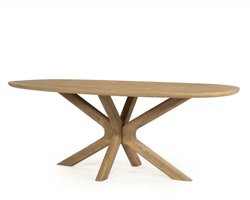 Eleonora eettafel Tycho 210x110x77 cm mangohout naturel