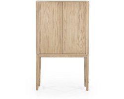 Eleonora opbergkast Harvey 90x40x150 cm eiken