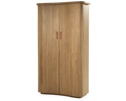 Eleonora opbergkast Josh 120x50x210 cm eiken bruin