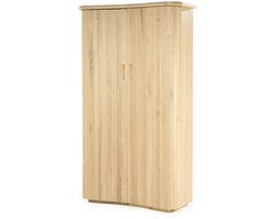 Eleonora opbergkast Josh 120x50x210 cm eiken naturel