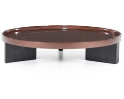 Eleonora salontafel Mayson 120x120x25 cm rood