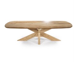 Eleonora Salontafel Nikki Deens ovaal Acacia 130x70cm - naturel