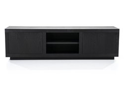 Eleonora tv meubel Helsinki 160x42x45 cm eiken zwart