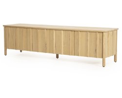 Eleonora tv meubel Jake 183x47x50 cm eiken naturel