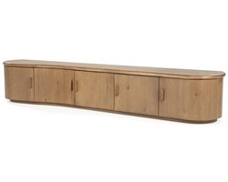 Eleonora tv meubel Josh 240x42x43 cm eiken bruin