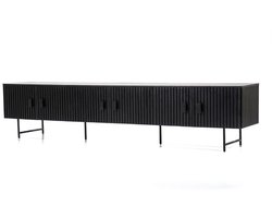 Eleonora tv meubel Remi 250x45x56 cm mangohout zwart