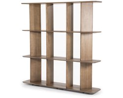 Eleonora wandkast Ty 180x40x180 cm bruin eiken