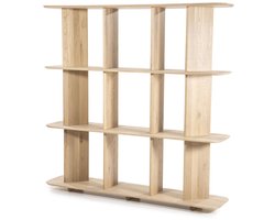 Eleonora wandkast Ty 180x40x180 cm naturel eiken