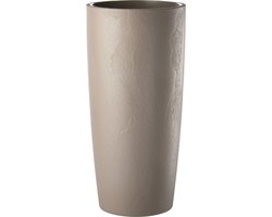 Elezza Bloempot Musa Matte Ø25 x H52 cm - Taupe