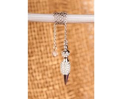 Elfen pendel met kristallen