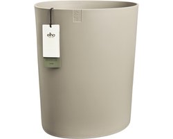 Elho Eden Aquacare High 40 - Bloempot voor Binnen & Buiten - 100% Gerecycled Plastic - Ø 39.0 x H 50.1 cm - Zacht taupe